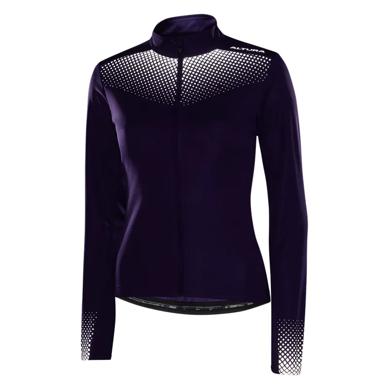 Altura Nightvision Womens Long Sleeve Jersey - Purple 4 Altura Nightvision Womens Long Sleeve Jersey - Purple - Image 4