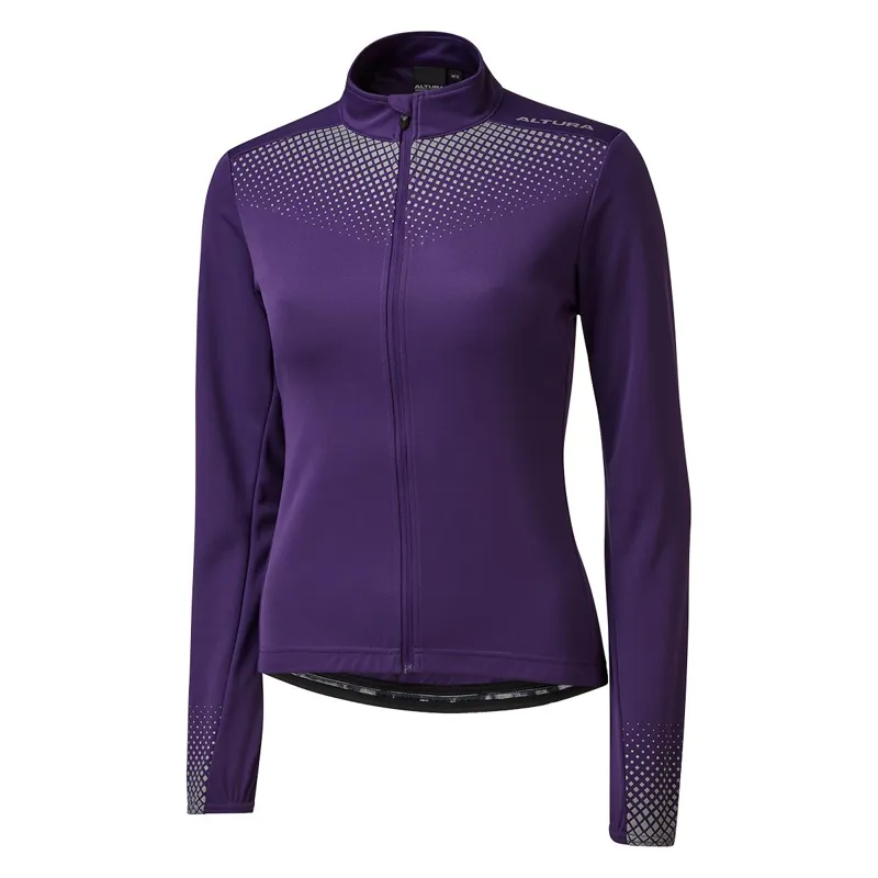 Altura Nightvision Womens Long Sleeve Jersey - Purple 2 Altura Nightvision Womens Long Sleeve Jersey - Purple - Image 2