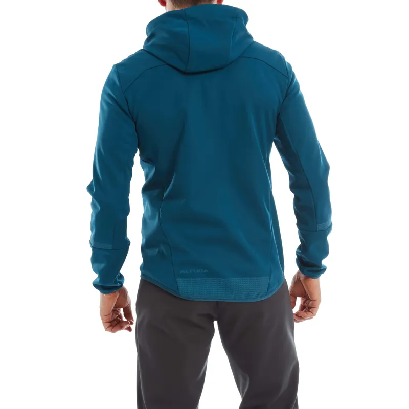 Altura Grid Half Zip Softshell Hoodie - Blue/Grey 5 Altura Grid Half Zip Softshell Hoodie - Blue/Grey - Image 5