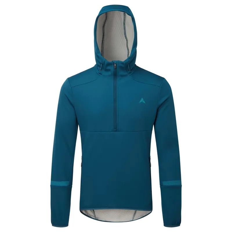 Altura Grid Half Zip Softshell Hoodie - Blue/Grey 4 Altura Grid Half Zip Softshell Hoodie - Blue/Grey - Image 4