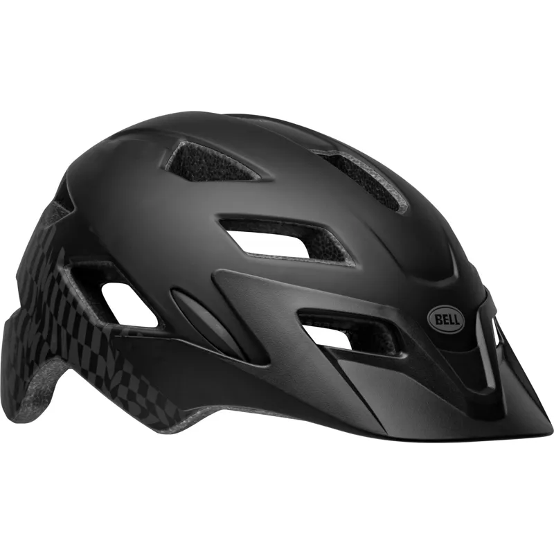 Bell Sidetrack Child Helmet - 47-54cm - Wavy Checks/Matte Black 12 Bell Sidetrack Child Helmet - 47-54cm - Wavy Checks/Matte Black - Image 12