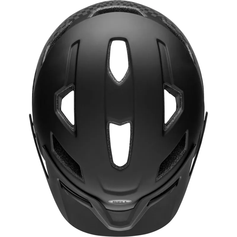 Bell Sidetrack Child Helmet - 47-54cm - Wavy Checks/Matte Black 4 Bell Sidetrack Child Helmet - 47-54cm - Wavy Checks/Matte Black - Image 4