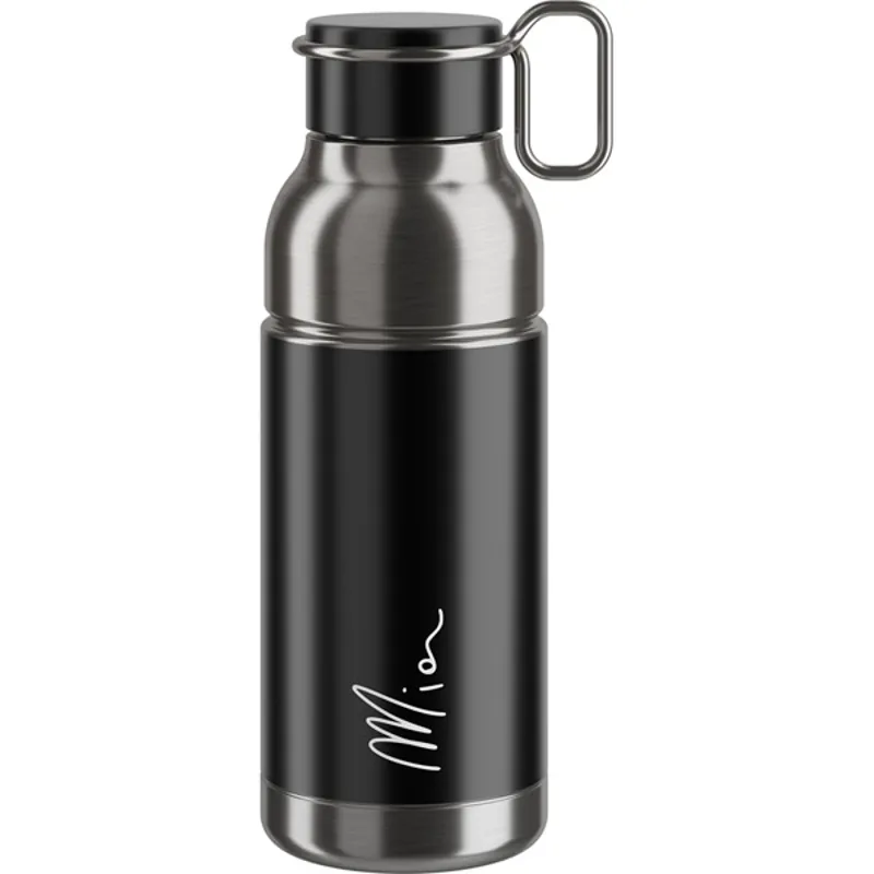 Elite Mia Stainless Steel Bottle - 650ml - Black/Silver 1 Elite Mia Stainless Steel Bottle - 650ml - Black/Silver