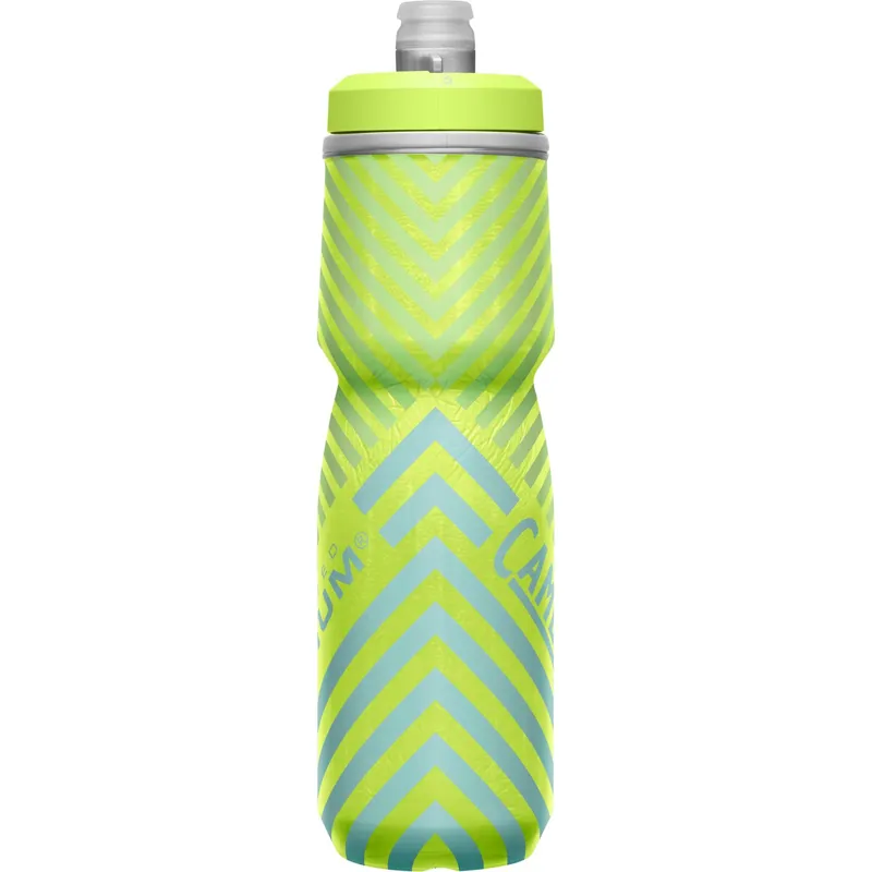 Camelbak Podium Chill Outdoor Bottle - 710ml - Lime/Blue Stripe 2 Camelbak Podium Chill Outdoor Bottle - 710ml - Lime/Blue Stripe - Image 2
