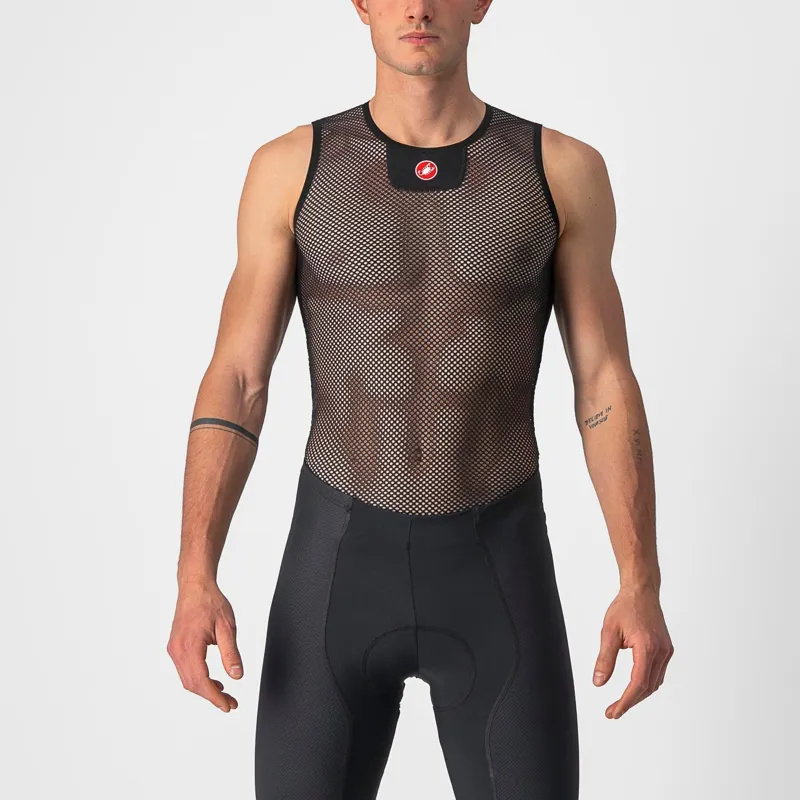 Castelli Core Mesh 3 Men's Sleeveless Base Layer - Black 2 Castelli Core Mesh 3 Men's Sleeveless Base Layer - Black - Image 2