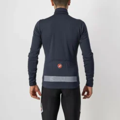 Castelli Puro 3 Thermal Men's Long Sleeve Jersey - Savile Blue/Silver 19 Castelli Puro 3 Thermal Men's Long Sleeve Jersey - Savile Blue/Silver -Cycle Fix CS18511SavileBLUSILReflex 2