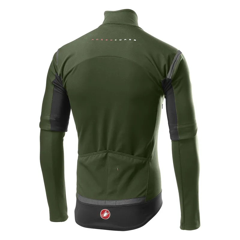 Castelli Perfetto RoS Men's Convertible Jacket - Military Green 2 Castelli Perfetto RoS Men's Convertible Jacket - Military Green - Image 2