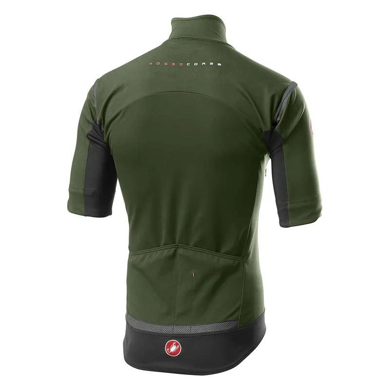 Castelli Perfetto RoS Men's Convertible Jacket - Military Green 1 Castelli Perfetto RoS Men's Convertible Jacket - Military Green