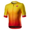 Castelli Aero Race 6.0 Short Sleeve Jersey - Yellow Fluo/Green Fluo