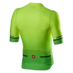 Castelli Aero Race 6.0 Short Sleeve Jersey - Yellow Fluo/Green Fluo -Cycle Fix CS20011YELFluoGRNFluo 2