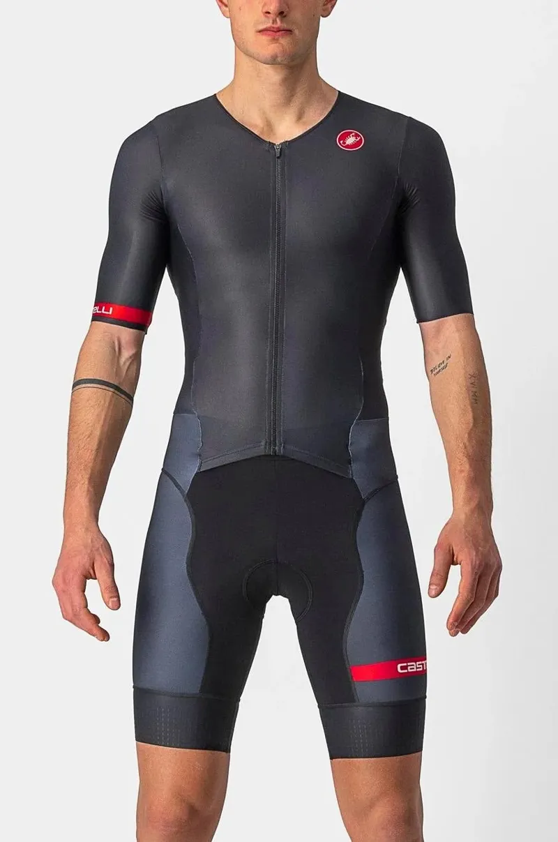 Castelli Free Sanremo 2 Men's Short Sleeve Tri Suit - Black 5 Castelli Free Sanremo 2 Men's Short Sleeve Tri Suit - Black - Image 5
