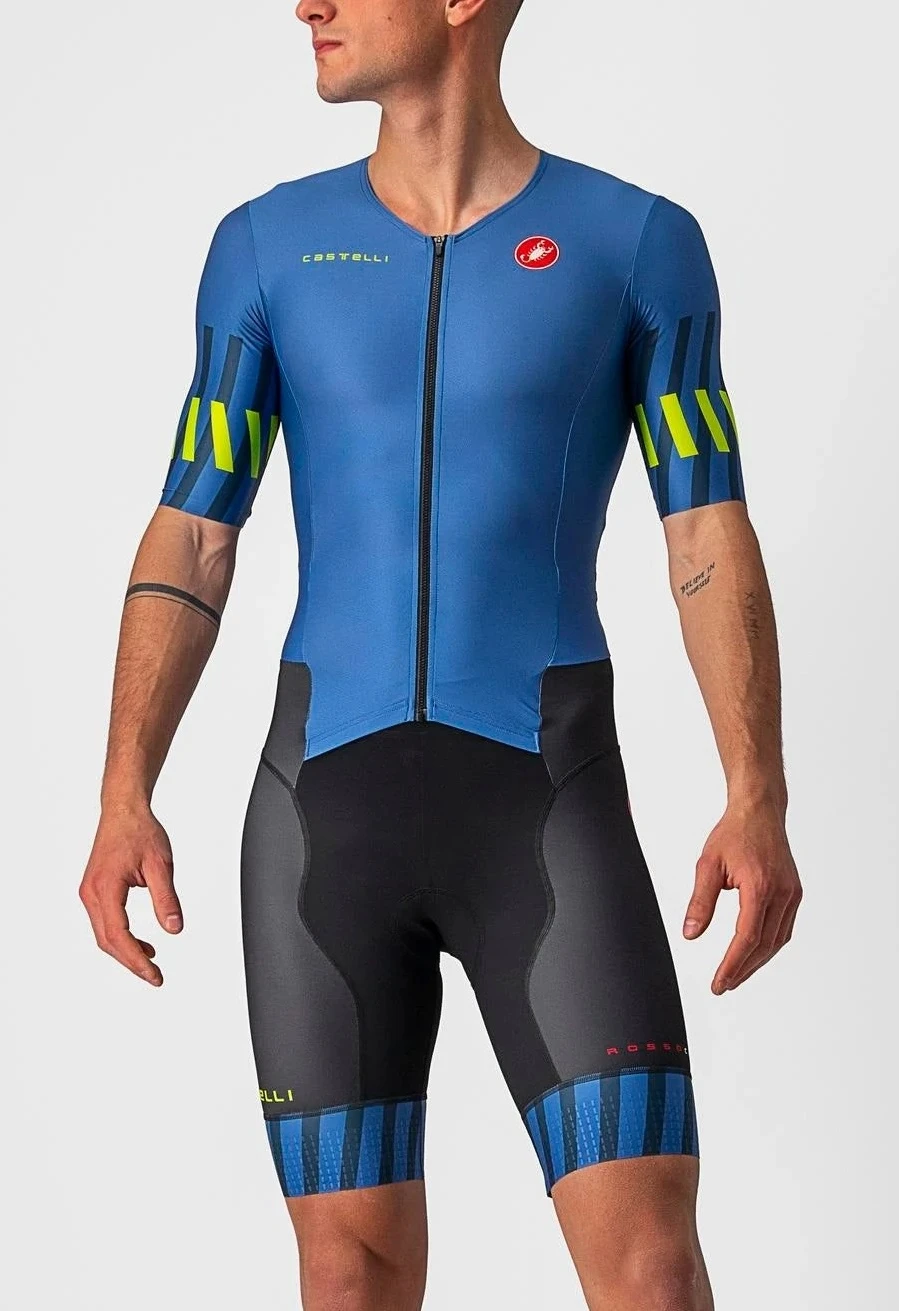 Castelli Free Sanremo 2 Men's Short Sleeve Tri Suit - Black 3 Castelli Free Sanremo 2 Men's Short Sleeve Tri Suit - Black - Image 3