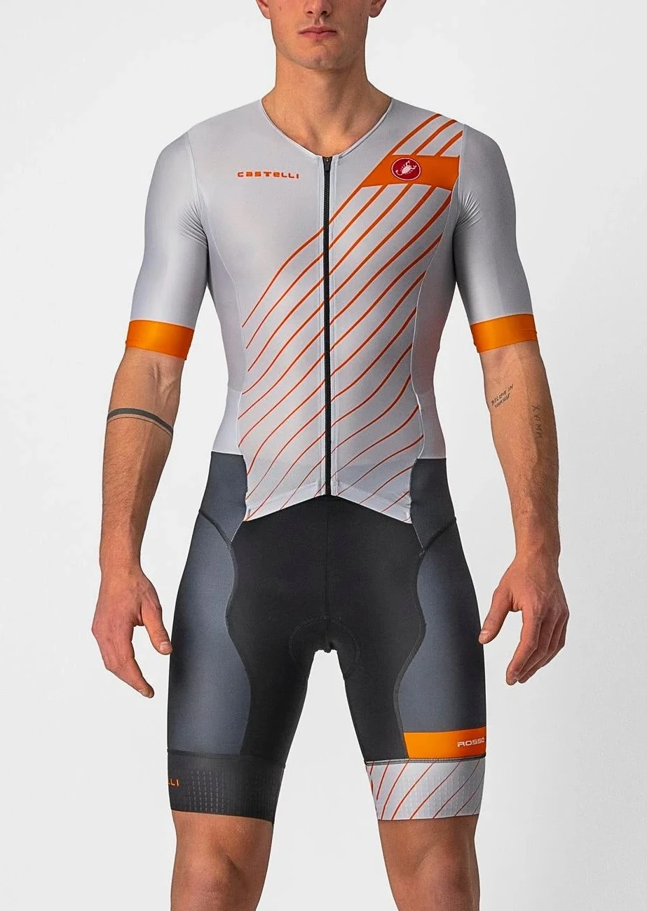 Castelli Free Sanremo 2 Men's Short Sleeve Tri Suit - Black 4 Castelli Free Sanremo 2 Men's Short Sleeve Tri Suit - Black - Image 4