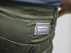 Castelli VG 5 Pocket Men's Casual Pants - Military Green 11 Castelli VG 5 Pocket Men's Casual Pants - Military Green -Cycle Fix CS20110GRN 3