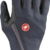 Castelli Mortirolo Men's Long Finger Windproof Gloves - Fiery Red