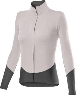Castelli Beta RoS Womens Jacket - Brilliant Pink/Dark Grey