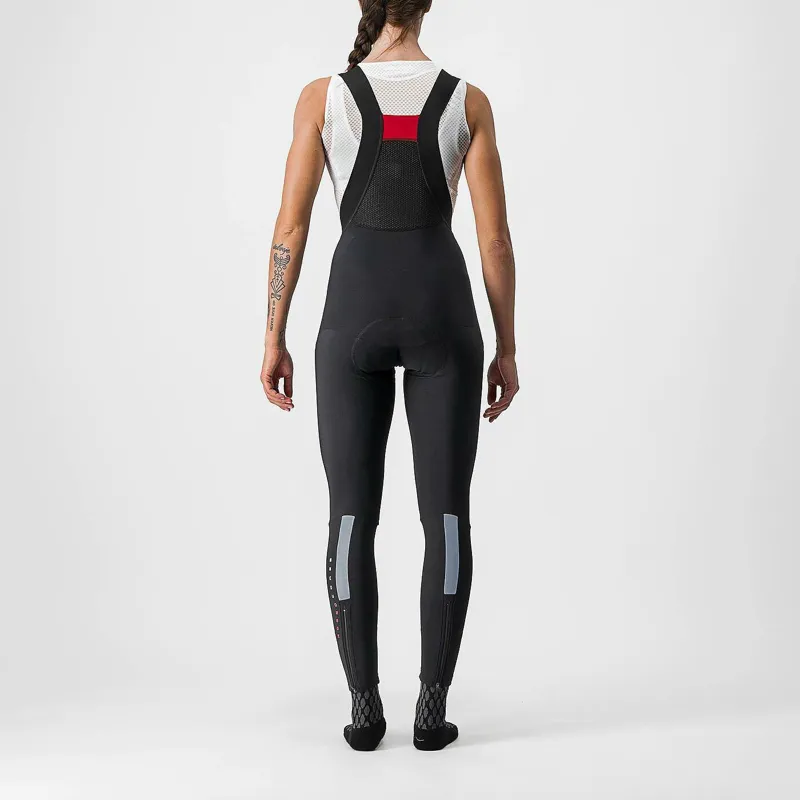 Castelli Sorpasso RoS Women's Bibtights - Black/Reflex 1 Castelli Sorpasso RoS Women's Bibtights - Black/Reflex
