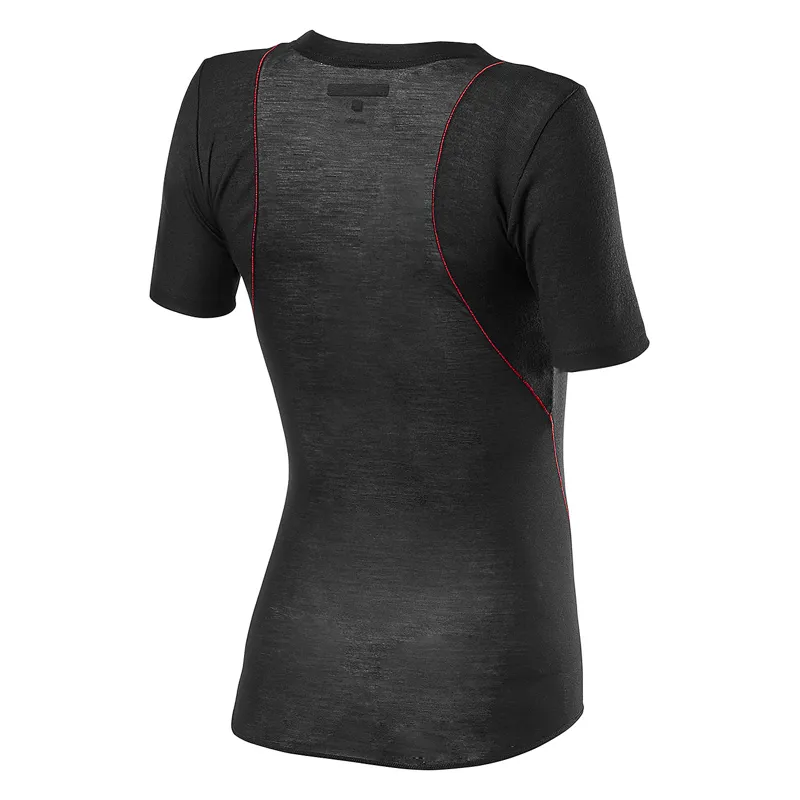 Castelli Prosecco Tech Womens Short Sleeve Base Layer - Black 1 Castelli Prosecco Tech Womens Short Sleeve Base Layer - Black