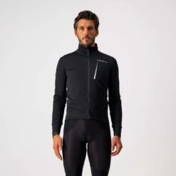 Castelli Go Men's Windproof Jacket - Military Green/Fiery Red 13 Castelli Go Men's Windproof Jacket - Military Green/Fiery Red -Cycle Fix CS21504BLK 1