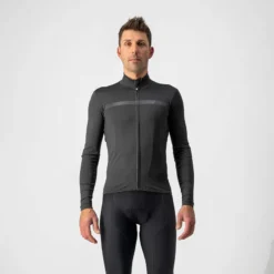 Castelli Pro Thermal Mid Men's Long Sleeve Jersey - Grey