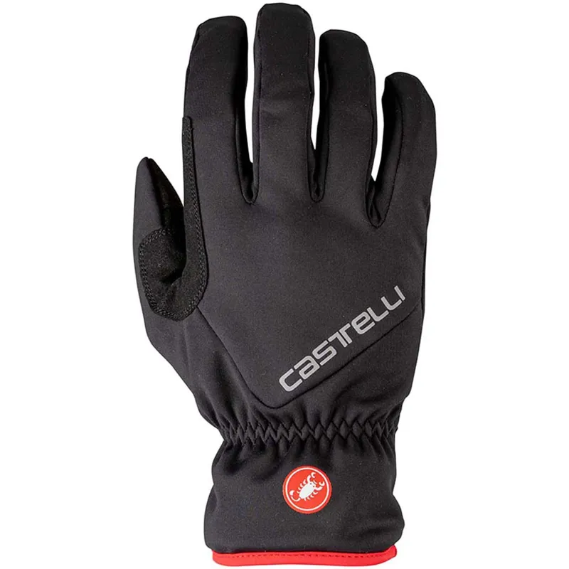 Castelli Entrata Thermal Men's Long Finger Gloves - Black 1 Castelli Entrata Thermal Men's Long Finger Gloves - Black