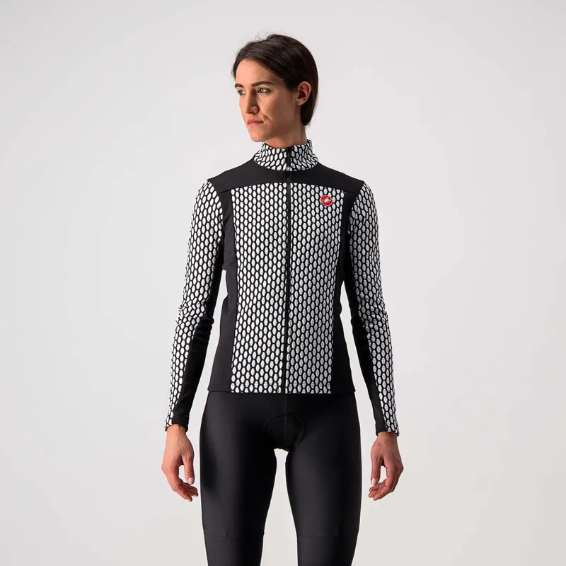 Castelli Sfida 2 Women's Long Sleeve Jersey - Black/White 4 Castelli Sfida 2 Women's Long Sleeve Jersey - Black/White - Image 4