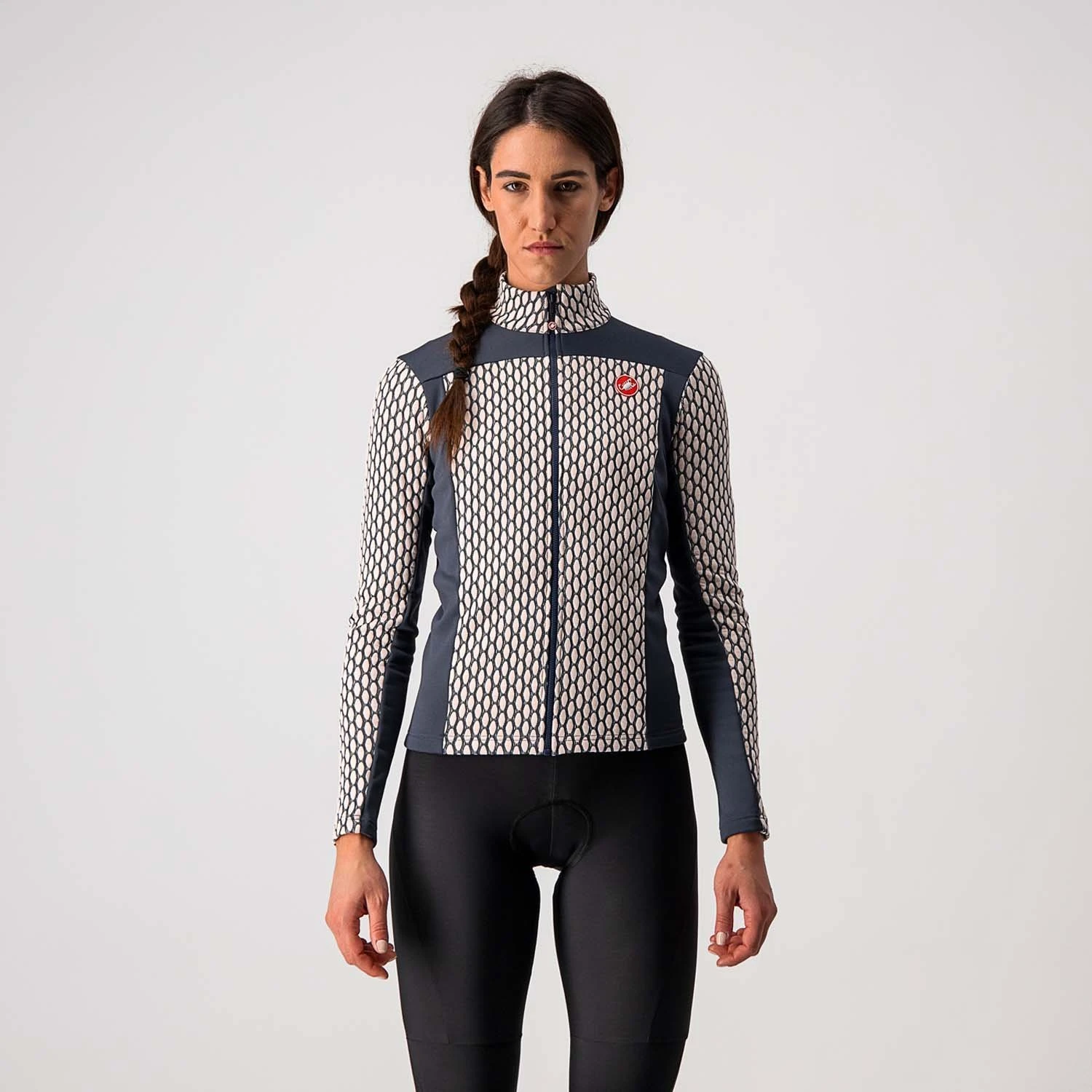 Castelli Sfida 2 Women's Long Sleeve Jersey - Black/White 2 Castelli Sfida 2 Women's Long Sleeve Jersey - Black/White - Image 2