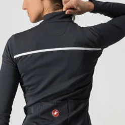 Castelli Sinergia 2 Women's Long Sleeve Jersey - Light Black/White -Cycle Fix CS21531BLK 6