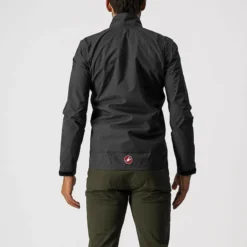 Castelli Commuter Reflex Men's Waterproof Jacket - Black 8 Castelli Commuter Reflex Men's Waterproof Jacket - Black -Cycle Fix CS21537BLK 2