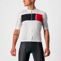 Castelli Prologo 7 Men's Short Sleeve Jersey - Savile Blue/Grey/Red 10 Castelli Prologo 7 Men's Short Sleeve Jersey - Savile Blue/Grey/Red -Cycle Fix CS220230651 1