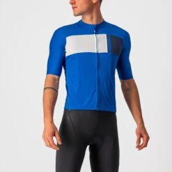 Castelli Prologo 7 Men's Short Sleeve Jersey - Savile Blue/Grey/Red 13 Castelli Prologo 7 Men's Short Sleeve Jersey - Savile Blue/Grey/Red -Cycle Fix CS220234581 1