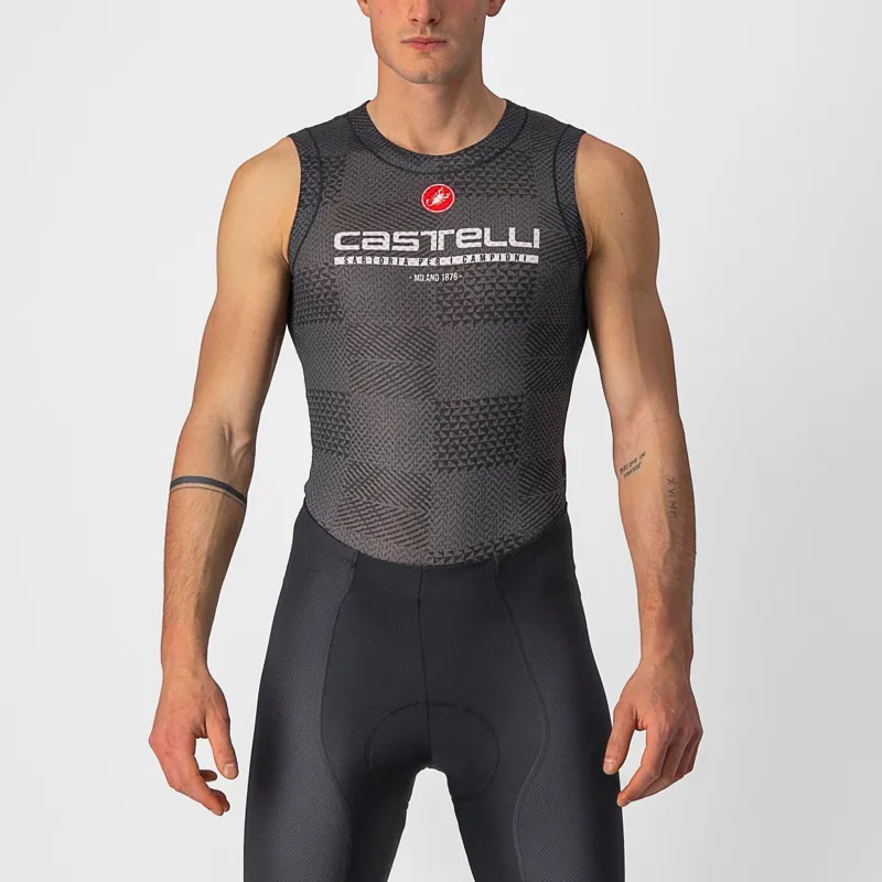 Castelli Pro Mesh Men's Sleeveless Base Layer - Black 1 Castelli Pro Mesh Men's Sleeveless Base Layer - Black