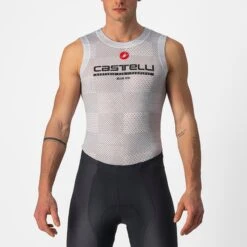 Castelli Pro Mesh Men's Sleeveless Base Layer - Black 6 Castelli Pro Mesh Men's Sleeveless Base Layer - Black -Cycle Fix CS220338701 1