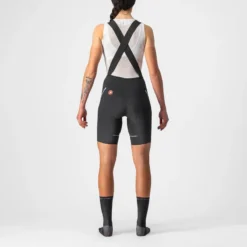Castelli Velocissima 3 Women's Bib Shorts - Black/Silver