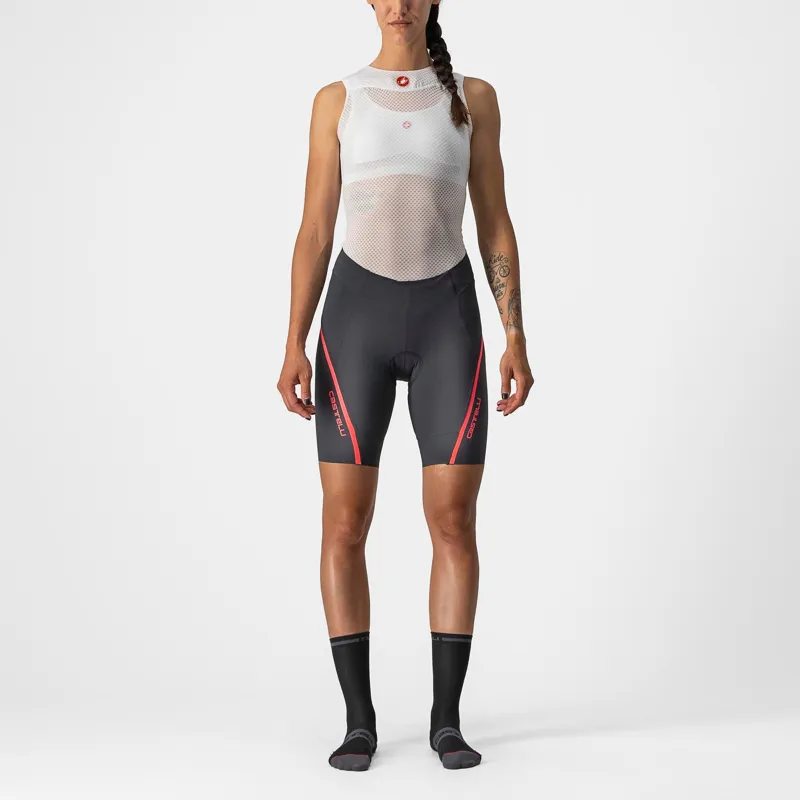Castelli Velocissima 3 Women's Shorts - Dark Grey/Brilliant Pink 1 Castelli Velocissima 3 Women's Shorts - Dark Grey/Brilliant Pink
