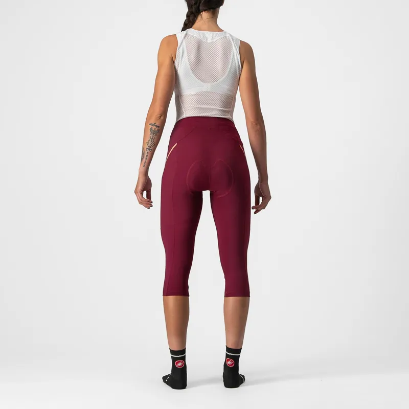 Castelli Velocissima 3 Women's Knickers - Bordeaux/Blush 5 Castelli Velocissima 3 Women's Knickers - Bordeaux/Blush - Image 5