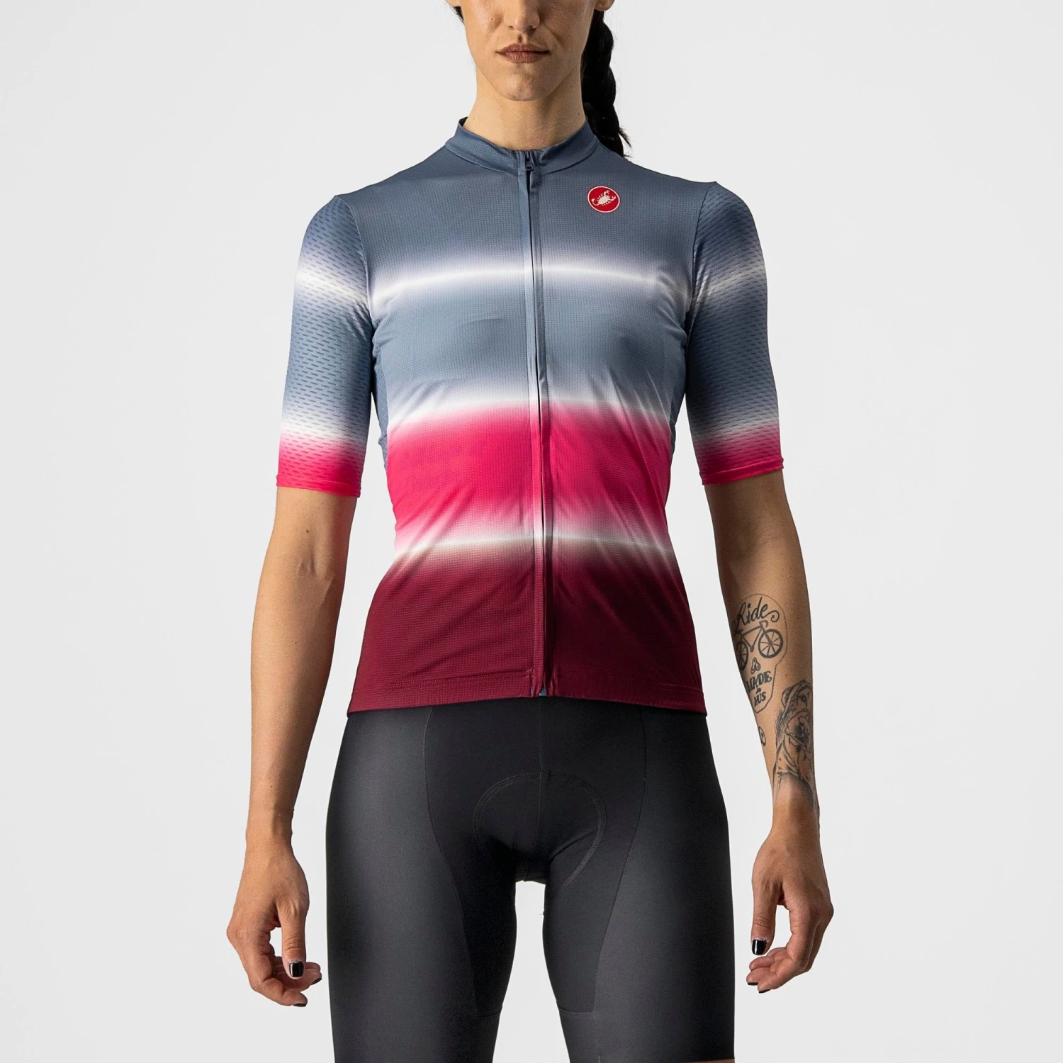 Castelli Dolce Women's Short Sleeve Jersey - Blush/Light Black 1 Castelli Dolce Women's Short Sleeve Jersey - Blush/Light Black