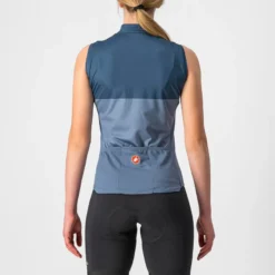 Castelli Velocissima Women's Sleeveless Base Layer - Steel Blue/Ocean -Cycle Fix CS220660621 2