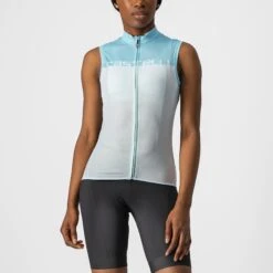 Castelli Velocissima Women's Sleeveless Base Layer - Steel Blue/Ocean