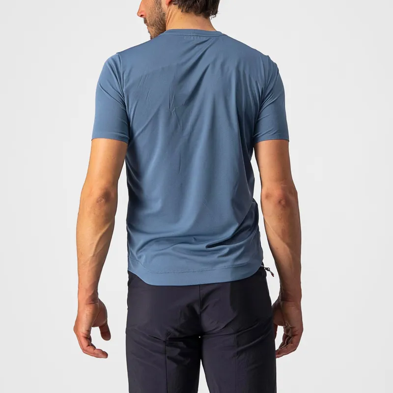 Castelli Tech 2 Men's Technical T-Shirt - Steel Blue 2 Castelli Tech 2 Men's Technical T-Shirt - Steel Blue - Image 2
