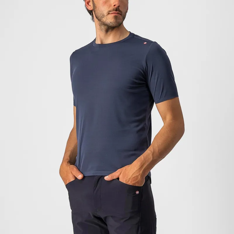 Castelli Tech 2 Men's Technical T-Shirt - Steel Blue 1 Castelli Tech 2 Men's Technical T-Shirt - Steel Blue