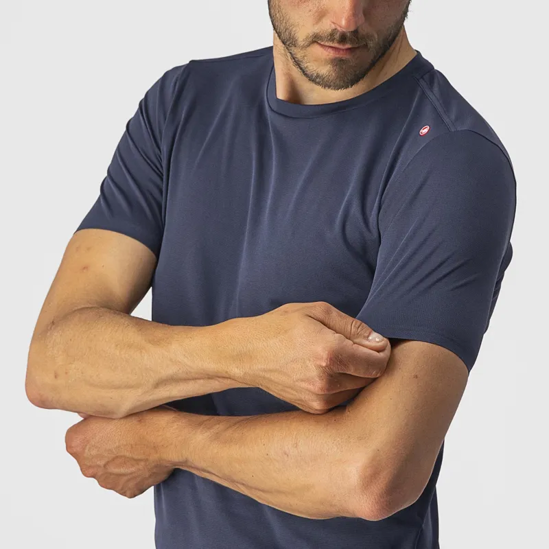 Castelli Tech 2 Men's Technical T-Shirt - Savile Blue 1 Castelli Tech 2 Men's Technical T-Shirt - Savile Blue