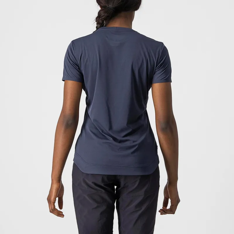 Castelli Tech 2 Women's Technical T-Shirt - Savile Blue 4 Castelli Tech 2 Women's Technical T-Shirt - Savile Blue - Image 4
