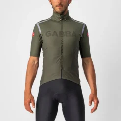 Castelli Gabba RoS Special Edition Men's Short Sleeve Jersey - Military Green -Cycle Fix CS220880752 1