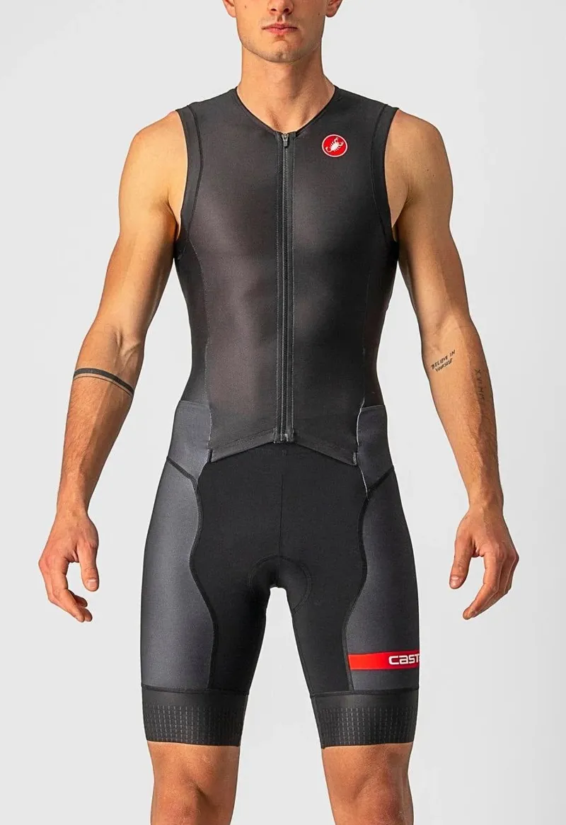 Castelli Free Sanremo 2 Men's Sleeveless Tri Suit - Black 1 Castelli Free Sanremo 2 Men's Sleeveless Tri Suit - Black
