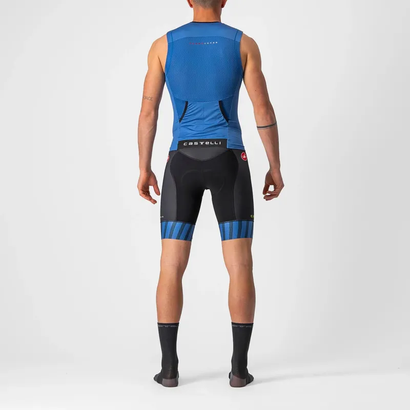 Castelli Free Tri 2 Men's Shorts - Cobalt Blue/Electric Lime 1 Castelli Free Tri 2 Men's Shorts - Cobalt Blue/Electric Lime