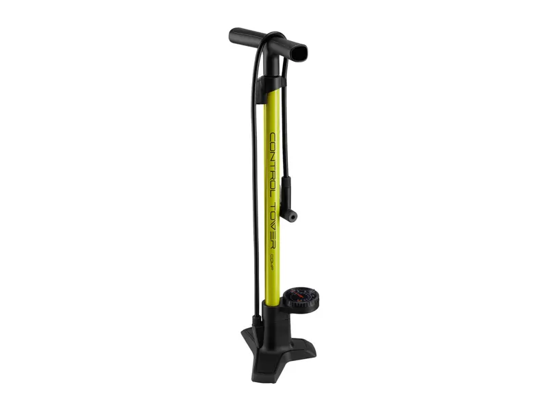 Giant Control Tower Comp Floor Pump - 160psi - Yellow 1 Giant Control Tower Comp Floor Pump - 160psi - Yellow