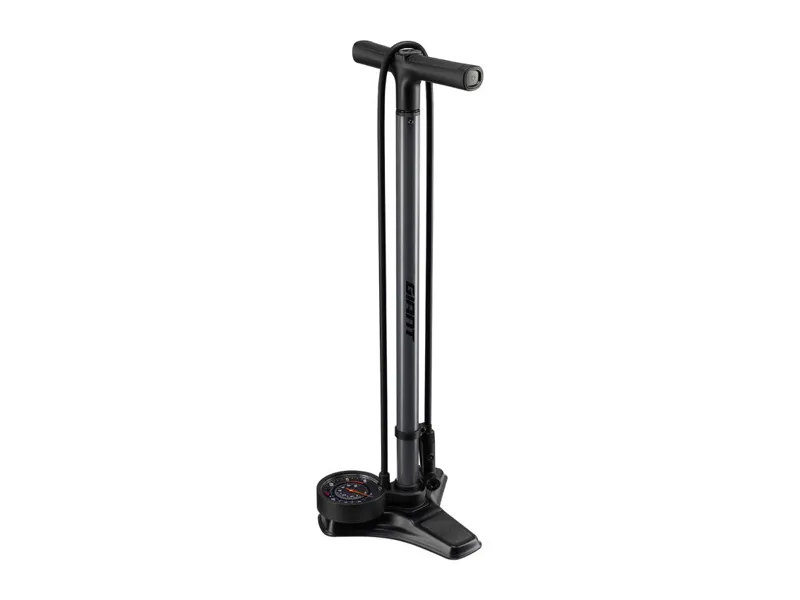 Giant Control Tower Pro 2 Stage Floor Pump - 160psi - Grey 1 Giant Control Tower Pro 2 Stage Floor Pump - 160psi - Grey