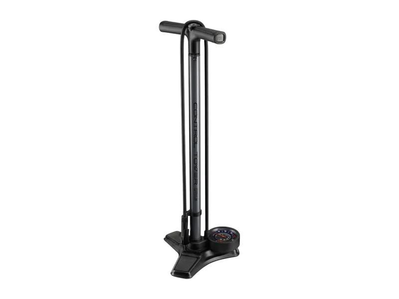 Giant Control Tower Pro 2 Stage Floor Pump - 160psi - Grey 4 Giant Control Tower Pro 2 Stage Floor Pump - 160psi - Grey - Image 4