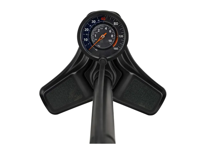 Giant Control Tower Pro 2 Stage Floor Pump - 160psi - Grey 2 Giant Control Tower Pro 2 Stage Floor Pump - 160psi - Grey - Image 2